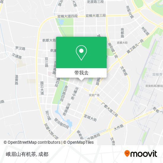 峨眉山有机茶地图