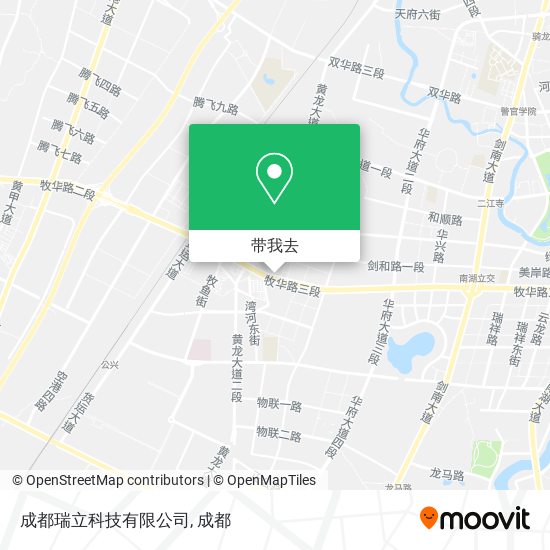 成都瑞立科技有限公司地图