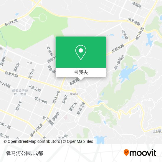 驿马河公园地图