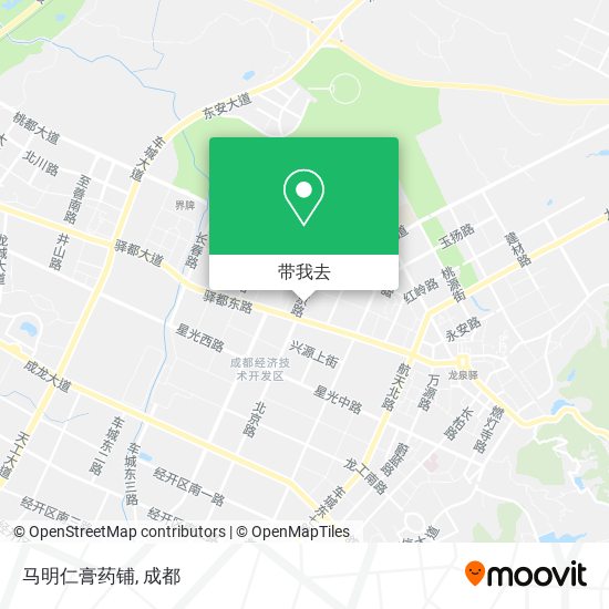 马明仁膏药铺地图