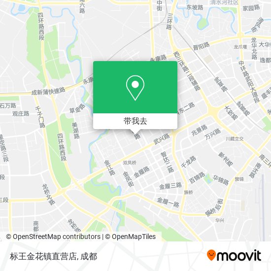 标王金花镇直营店地图