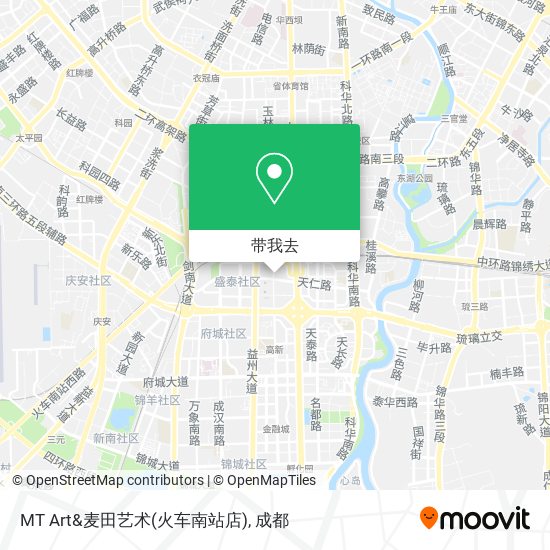 MT Art&麦田艺术(火车南站店)地图