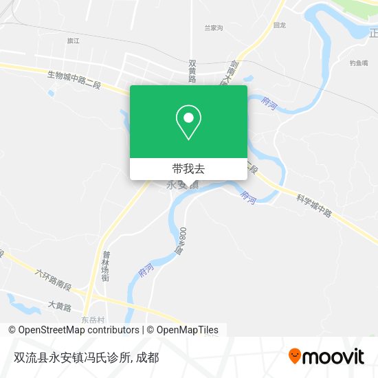 双流县永安镇冯氏诊所地图