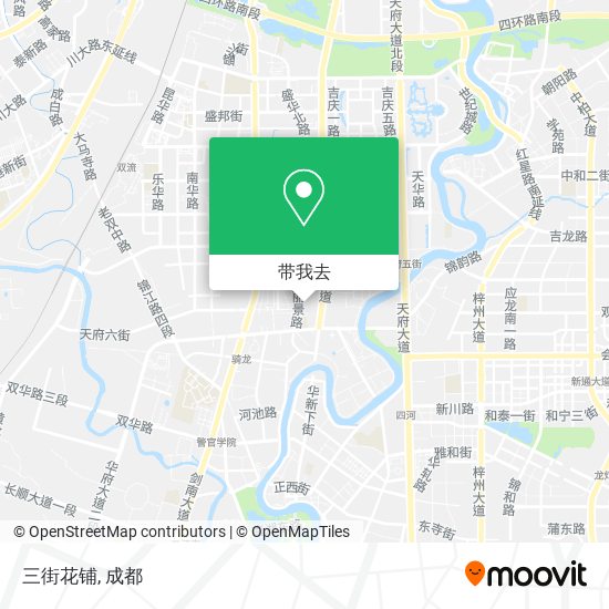 三街花铺地图