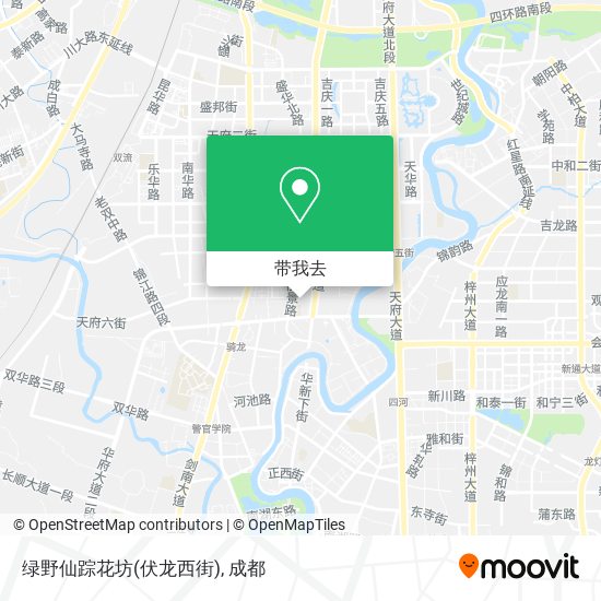 绿野仙踪花坊(伏龙西街)地图