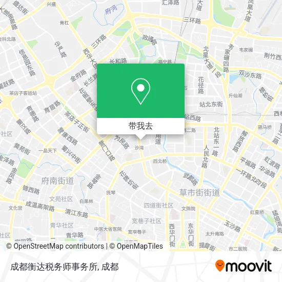 成都衡达税务师事务所地图