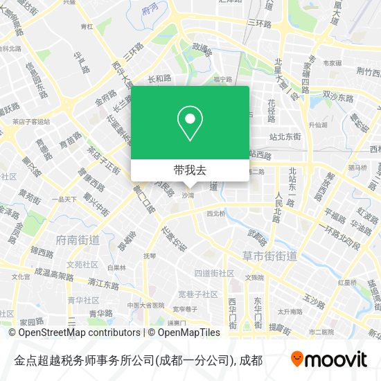 金点超越税务师事务所公司(成都一分公司)地图
