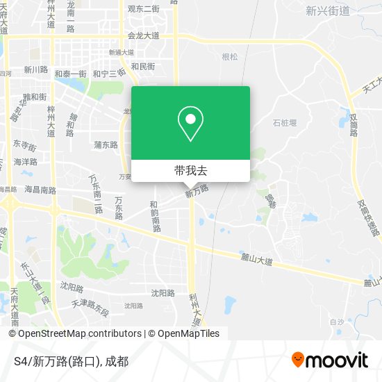 S4/新万路(路口)地图