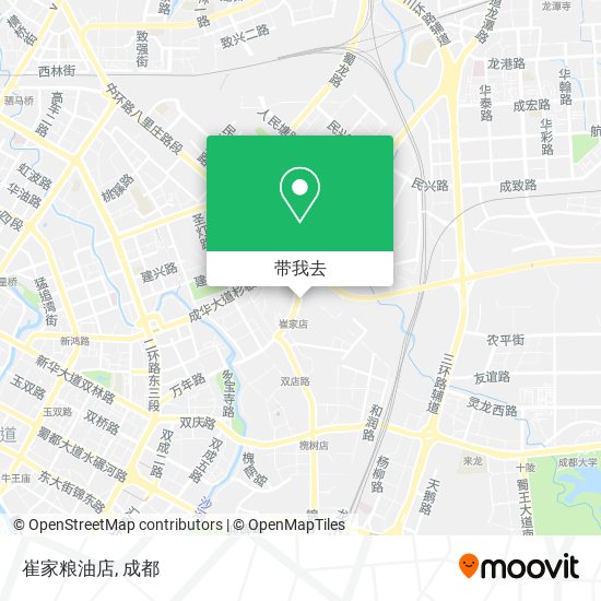 崔家粮油店地图