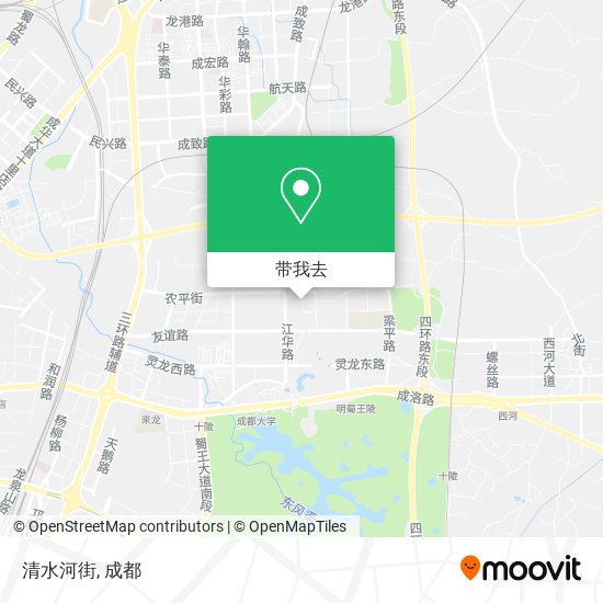 清水河街地图