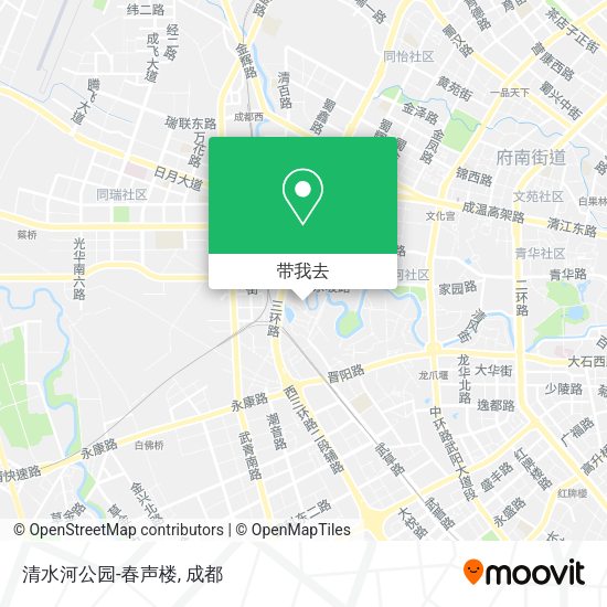 清水河公园-春声楼地图