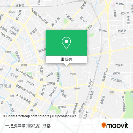 一把捞串串(崔家店)地图