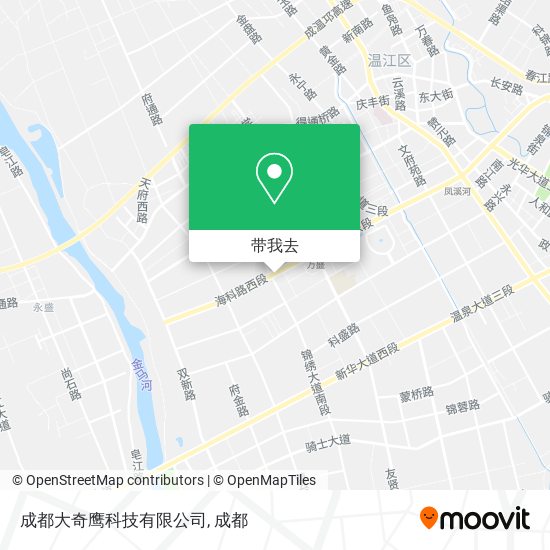 成都大奇鹰科技有限公司地图