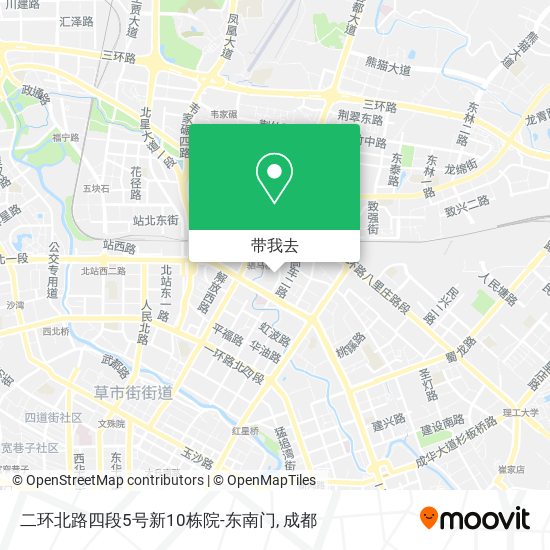 二环北路四段5号新10栋院-东南门地图