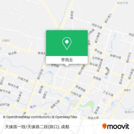 天缘路一段/天缘路二段(路口)地图