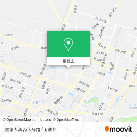 鑫缘大酒店(天缘路店)地图