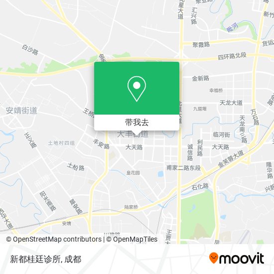 新都桂廷诊所地图