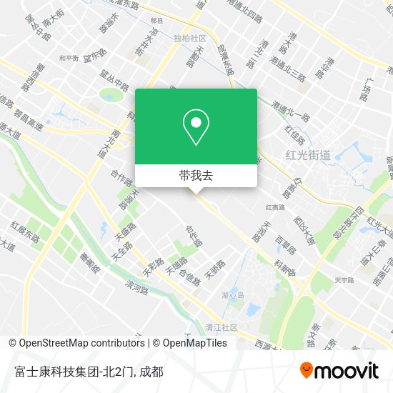 富士康科技集团-北2门地图