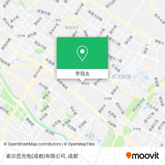 索尔思光电(成都)有限公司地图
