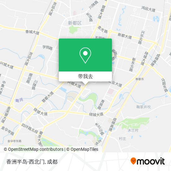 香洲半岛-西北门地图
