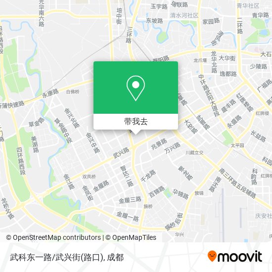 武科东一路/武兴街(路口)地图