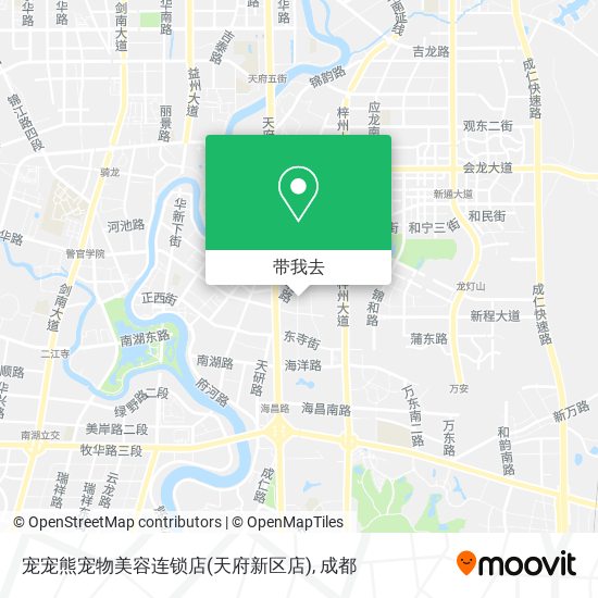 宠宠熊宠物美容连锁店(天府新区店)地图