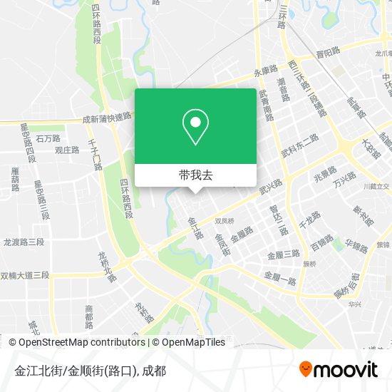 金江北街/金顺街(路口)地图