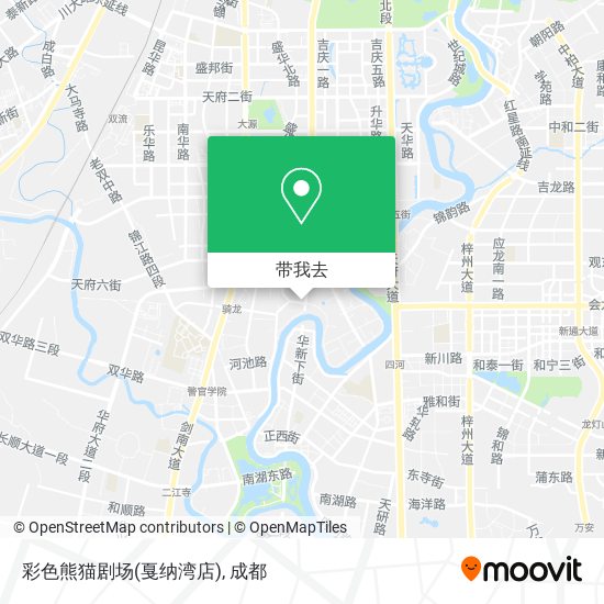 彩色熊猫剧场(戛纳湾店)地图