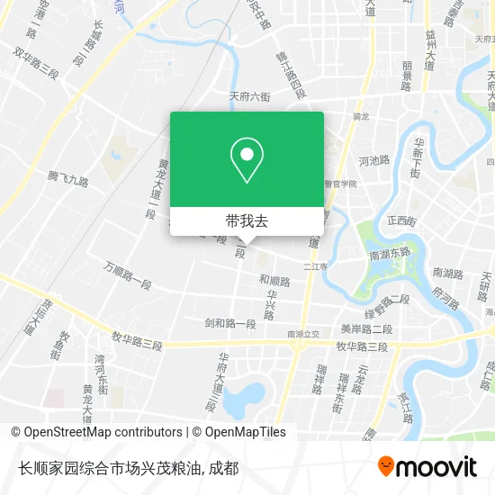 长顺家园综合市场兴茂粮油地图
