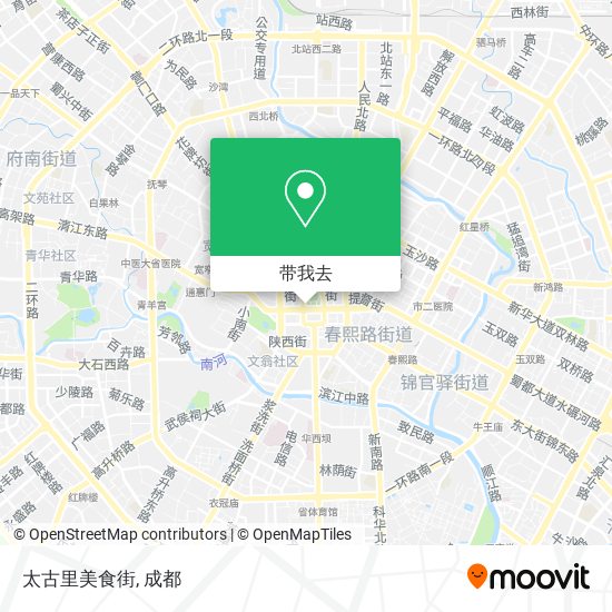 太古里美食街地图