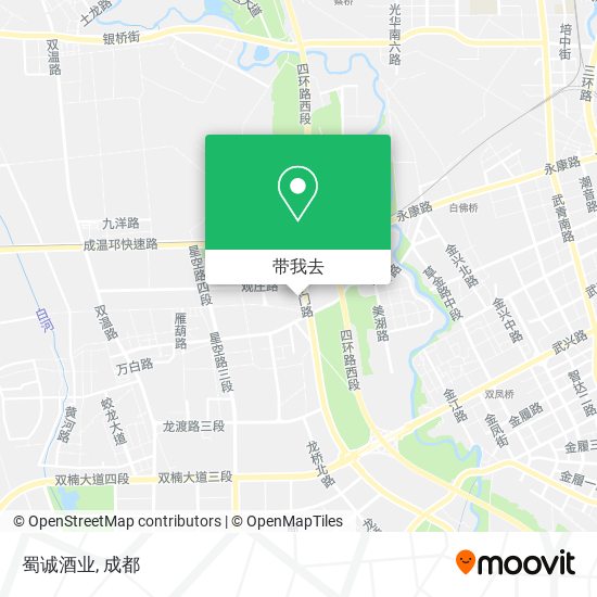 蜀诚酒业地图