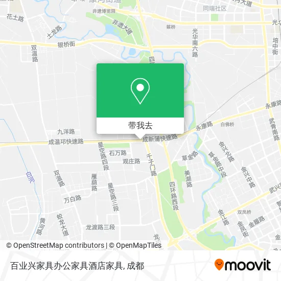 百业兴家具办公家具酒店家具地图