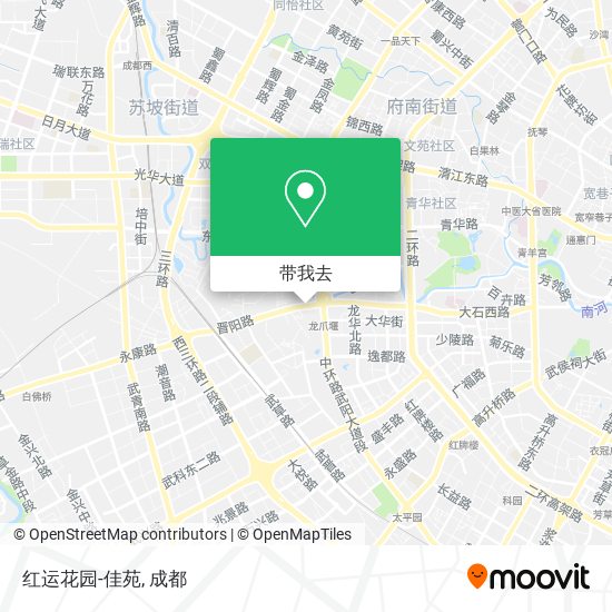 红运花园-佳苑地图