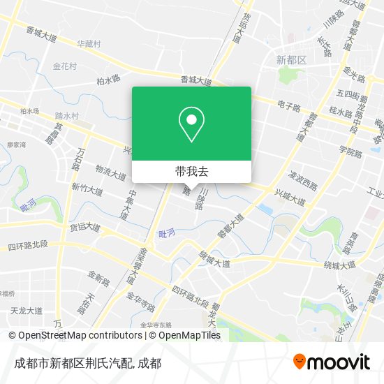 成都市新都区荆氏汽配地图