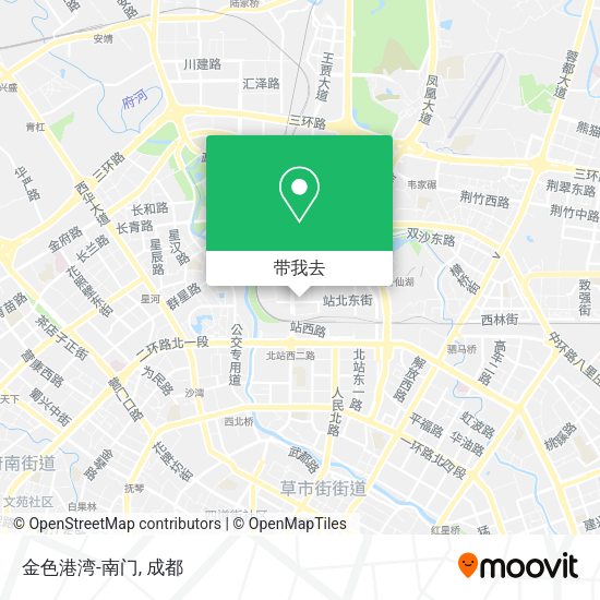 金色港湾-南门地图