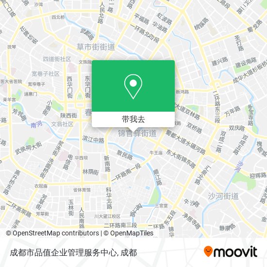 成都市品值企业管理服务中心地图