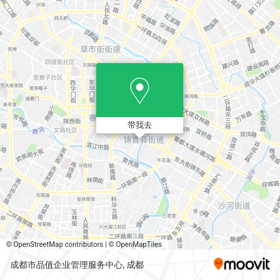 成都市品值企业管理服务中心地图