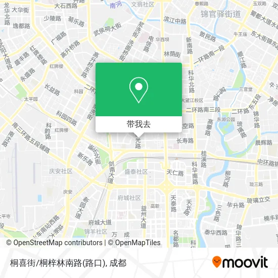 桐喜街/桐梓林南路(路口)地图