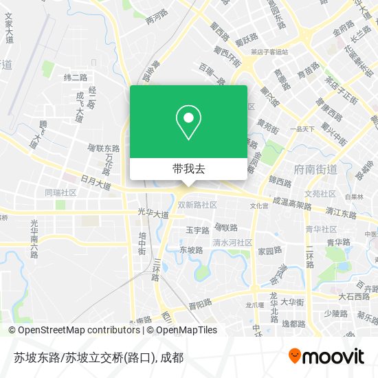 苏坡东路/苏坡立交桥(路口)地图