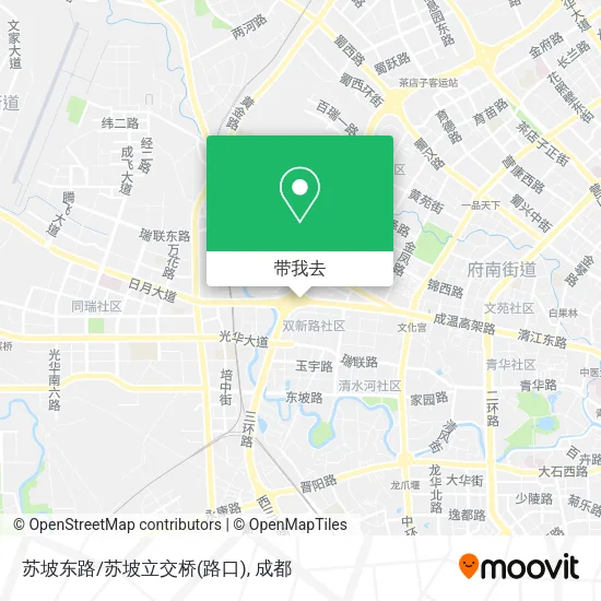 苏坡东路/苏坡立交桥(路口)地图