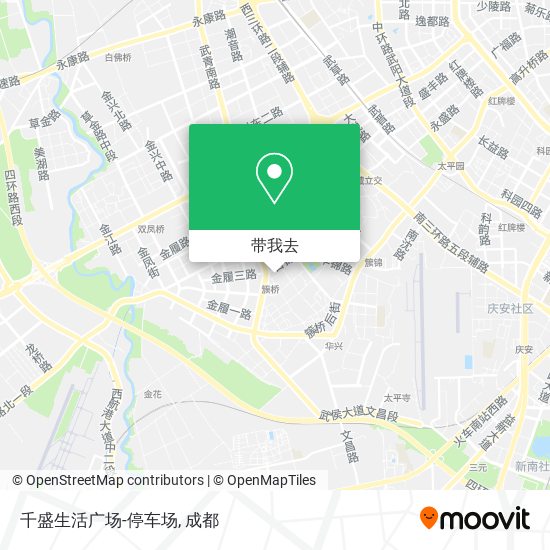 千盛生活广场-停车场地图