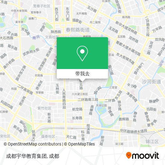 成都宇华教育集团地图