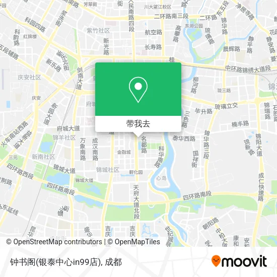钟书阁(银泰中心in99店)地图