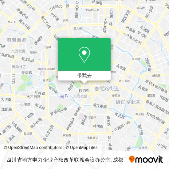 四川省地方电力企业产权改革联席会议办公室地图
