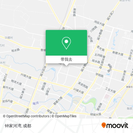 钟家河湾地图