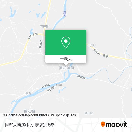 同辉大药房(贝尔康店)地图