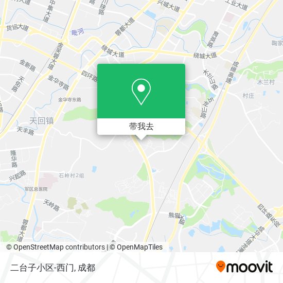 二台子小区-西门地图