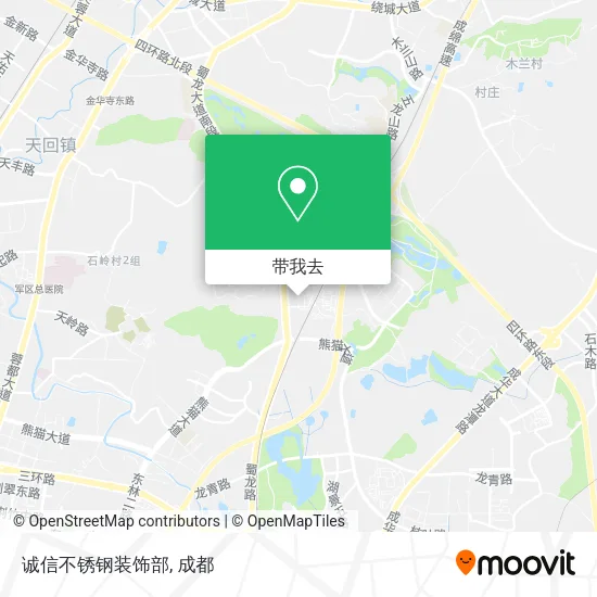 诚信不锈钢装饰部地图