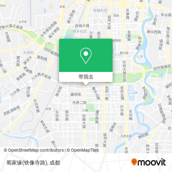 蜀家缘(铁像寺路)地图