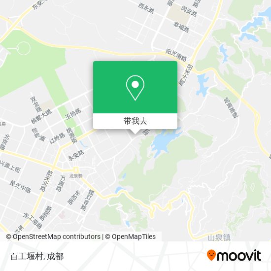 百工堰村地图